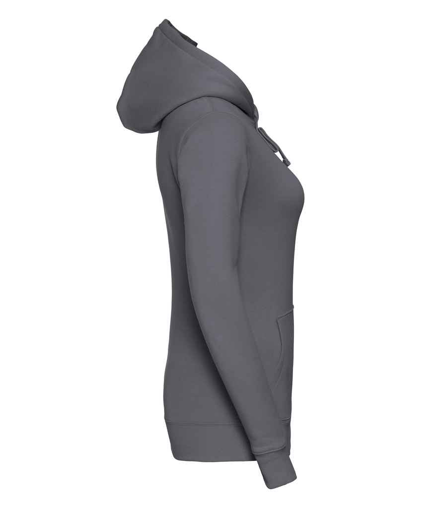 Russell Ladies Authentic Hooded Sweatshirt in by Russell — Custom branded clothing by Print Press, featuring premium embroidery produced in our specialist print lab in the UK.