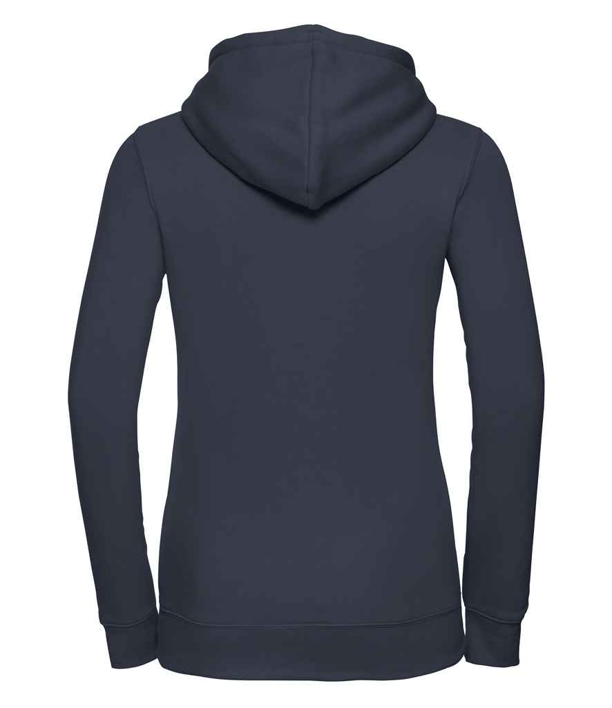 Russell Ladies Authentic Hooded Sweatshirt in by Russell — Custom branded clothing by Print Press, featuring premium embroidery produced in our specialist print lab in the UK.