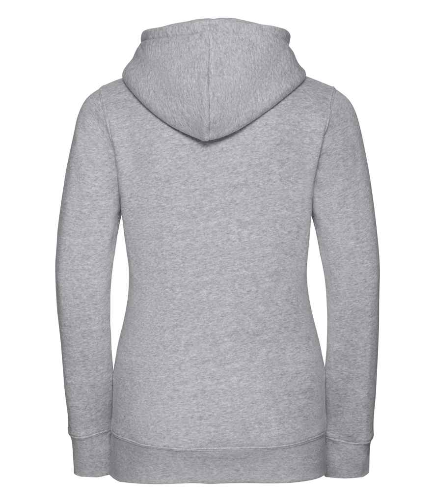 Russell Ladies Authentic Hooded Sweatshirt in by Russell — Custom branded clothing by Print Press, featuring premium embroidery produced in our specialist print lab in the UK.
