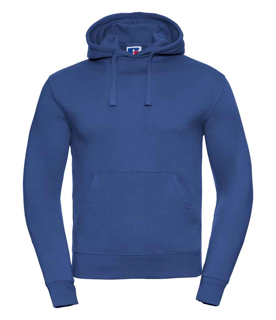 Russell Authentic Hooded Sweatshirt in Bright Royal by Russell — Custom branded clothing by Print Press, featuring premium embroidery produced in our specialist print lab in the UK.