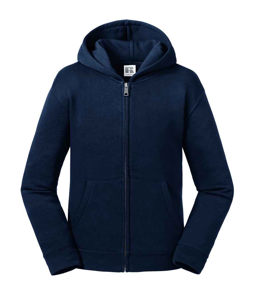 Russell Kids Authentic Zip Hooded Sweatshirt in by Russell — Custom branded clothing by Print Press, featuring premium embroidery produced in our specialist print lab in the UK.