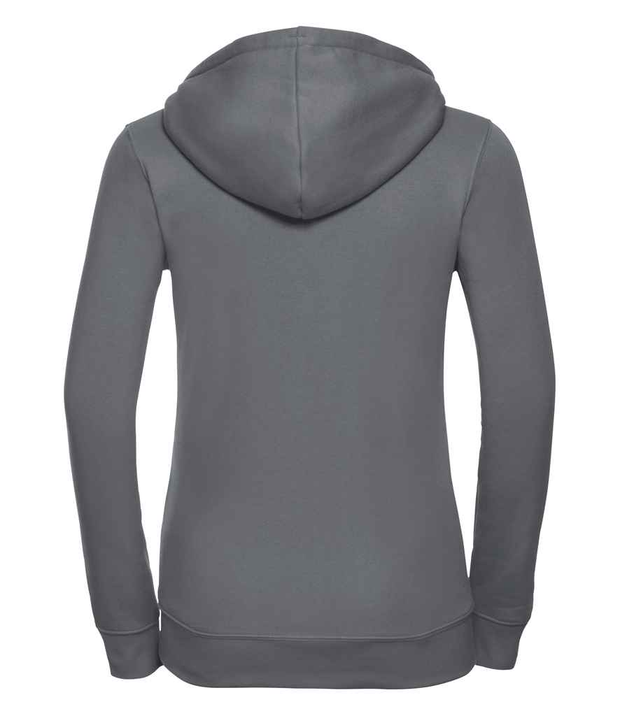 Russell Ladies Authentic Zip Hooded Sweatshirt in by Russell — Custom branded clothing by Print Press, featuring premium embroidery produced in our specialist print lab in the UK.