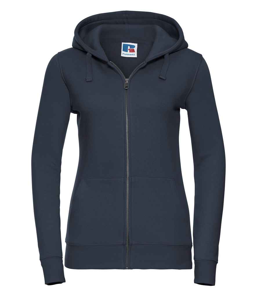 Russell Ladies Authentic Zip Hooded Sweatshirt in by Russell — Custom branded clothing by Print Press, featuring premium embroidery produced in our specialist print lab in the UK.