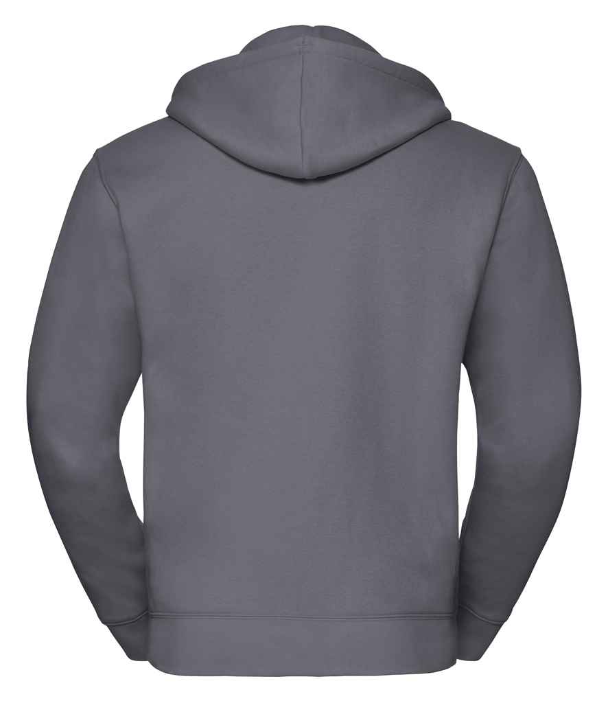 Russell Authentic Zip Hooded Sweatshirt in by Russell — Custom branded clothing by Print Press, featuring premium embroidery produced in our specialist print lab in the UK.
