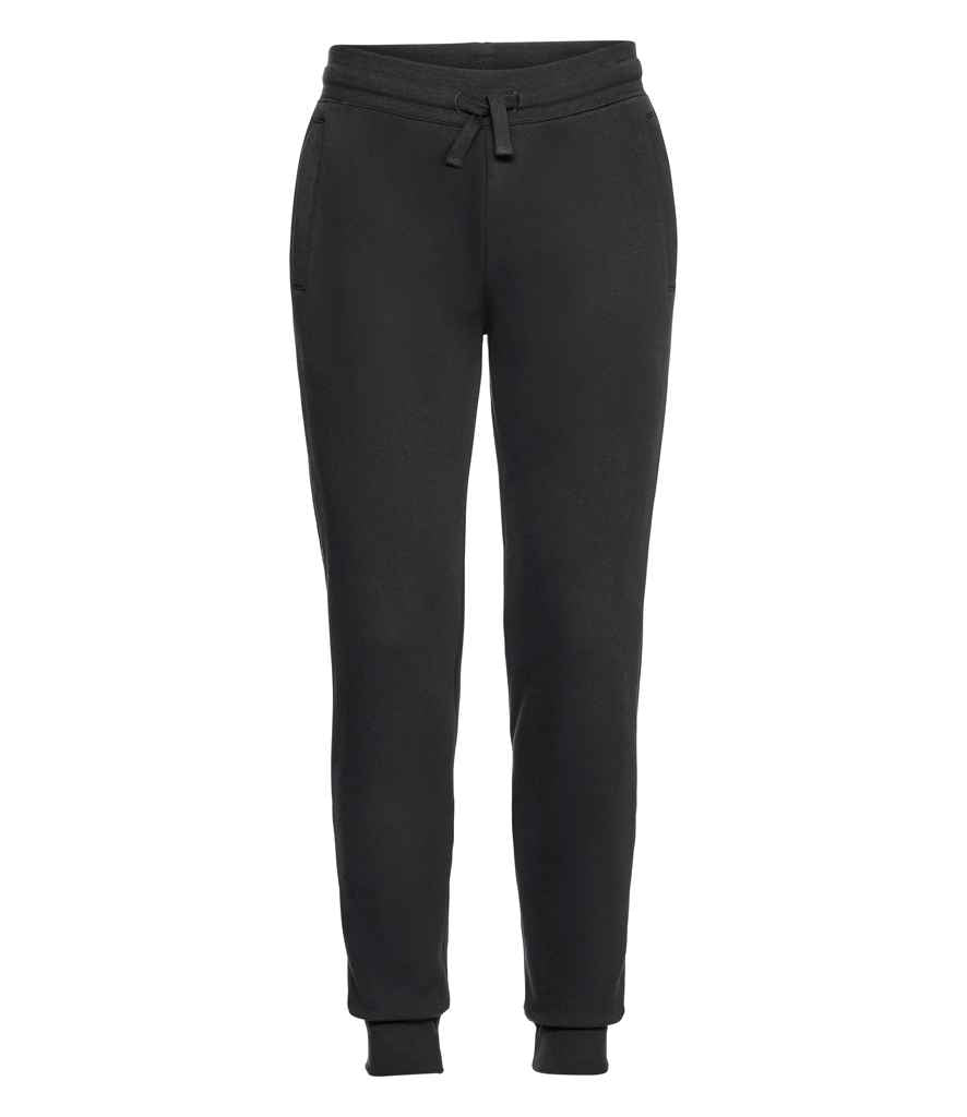 Russell Authentic Jog Pants in Black by Russell — Custom branded clothing by Print Press, featuring premium embroidery produced in our specialist print lab in the UK.