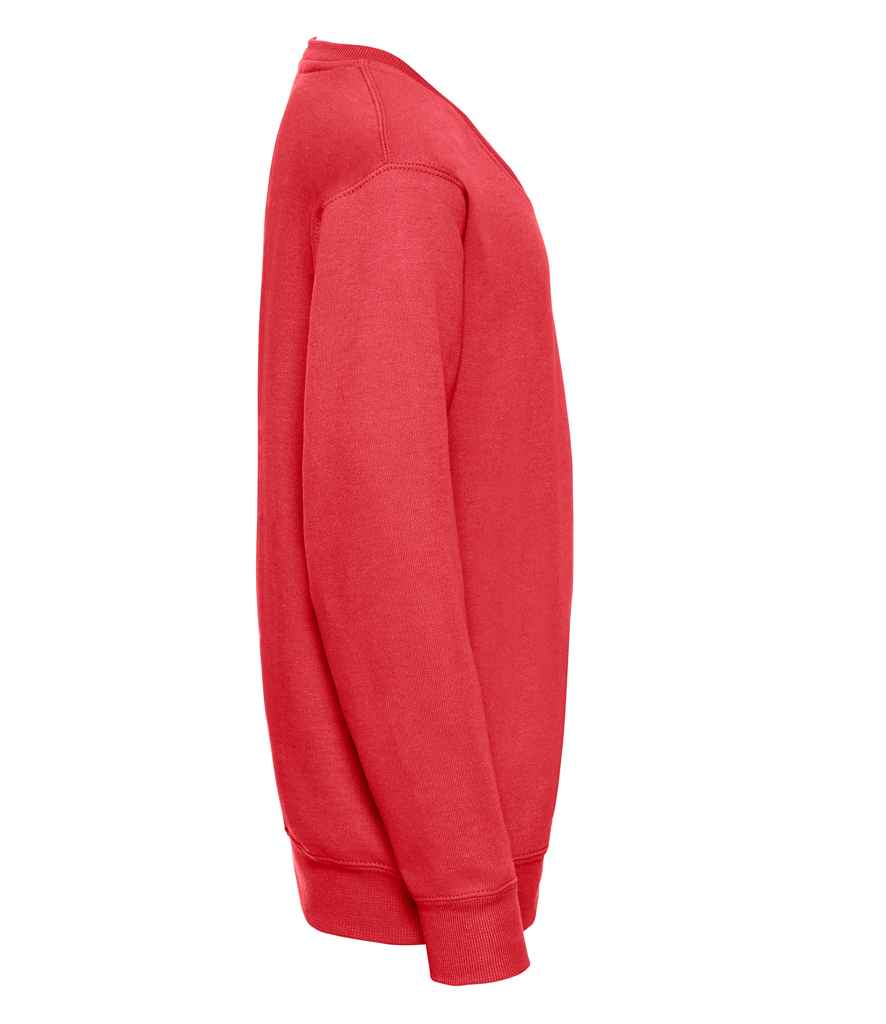Russell Schoolgear Kids V Neck Sweatshirt in by Russell — Custom branded clothing by Print Press, featuring premium embroidery produced in our specialist print lab in the UK.