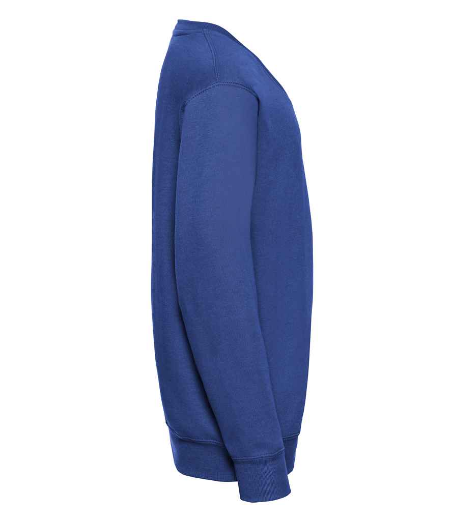 Russell Schoolgear Kids V Neck Sweatshirt in by Russell — Custom branded clothing by Print Press, featuring premium embroidery produced in our specialist print lab in the UK.