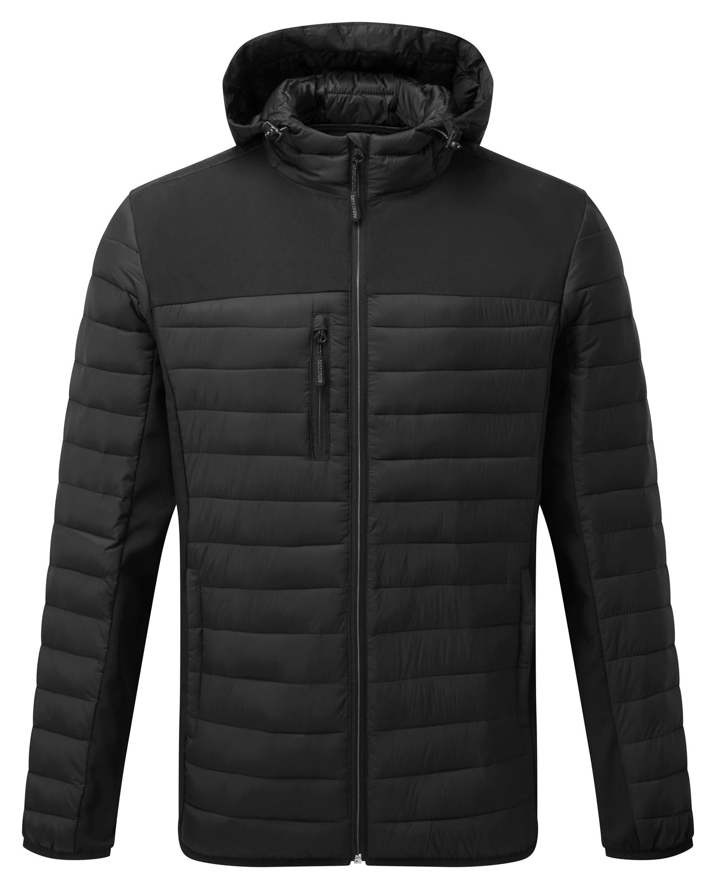 Tuffstuff Hatton Jacket in BLACK by TUFFSTUFF — Custom branded clothing by Print Press, featuring premium embroidery produced in our specialist print lab in the UK.