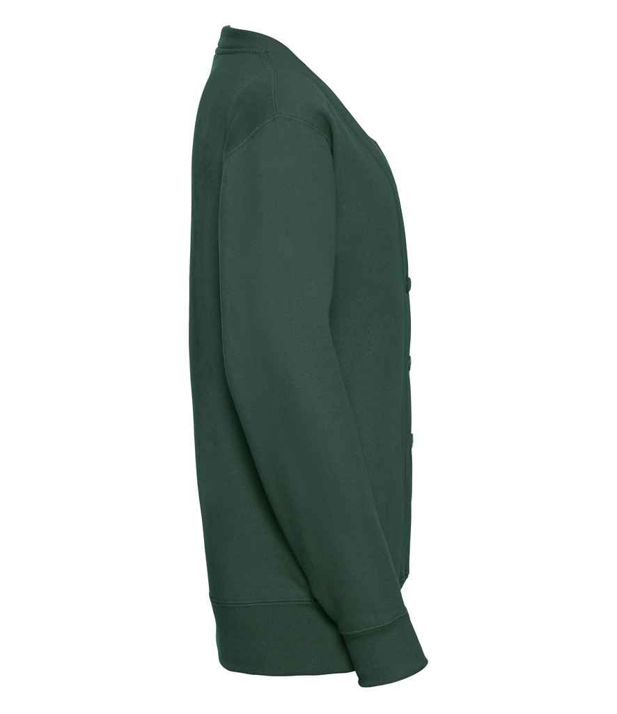 Russell Schoolgear Kids Sweat Cardigan in by Russell — Custom branded clothing by Print Press, featuring premium embroidery produced in our specialist print lab in the UK.