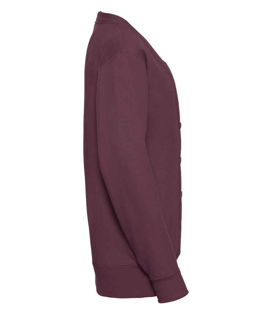Russell Schoolgear Kids Sweat Cardigan in by Russell — Custom branded clothing by Print Press, featuring premium embroidery produced in our specialist print lab in the UK.