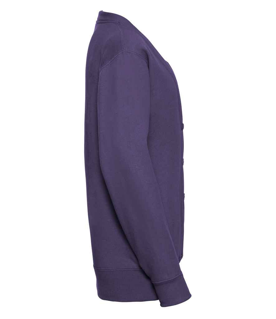 Russell Schoolgear Kids Sweat Cardigan in by Russell — Custom branded clothing by Print Press, featuring premium embroidery produced in our specialist print lab in the UK.