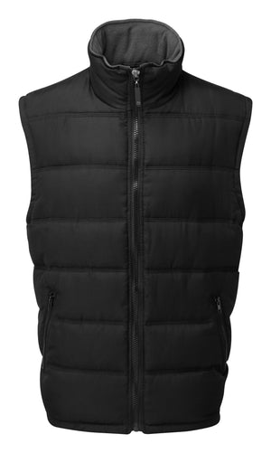 Fort Downham Bodywarmer in BLACK by FORT — Custom branded clothing by Print Press, featuring premium embroidery produced in our specialist print lab in the UK.