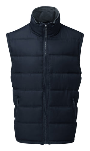 Fort Downham Bodywarmer in NAVY BLUE by FORT — Custom branded clothing by Print Press, featuring premium embroidery produced in our specialist print lab in the UK.