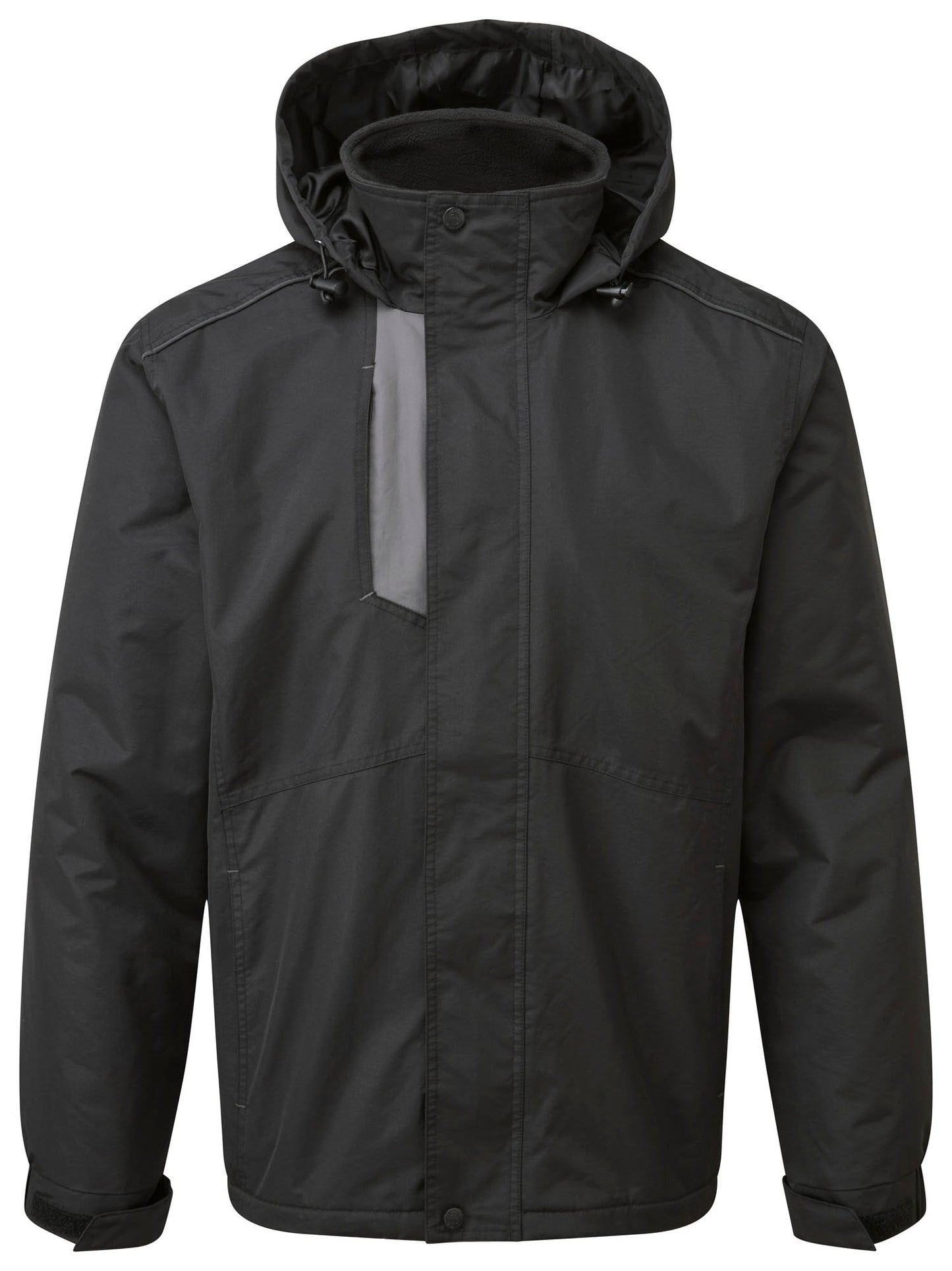 Tuffstuff Newport Jacket in BLACK by TUFFSTUFF — Custom branded clothing by Print Press, featuring premium embroidery produced in our specialist print lab in the UK.