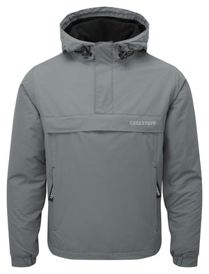 Tuffstuff Sutherland Windbreaker in GREY by TUFFSTUFF — Custom branded clothing by Print Press, featuring premium embroidery produced in our specialist print lab in the UK.