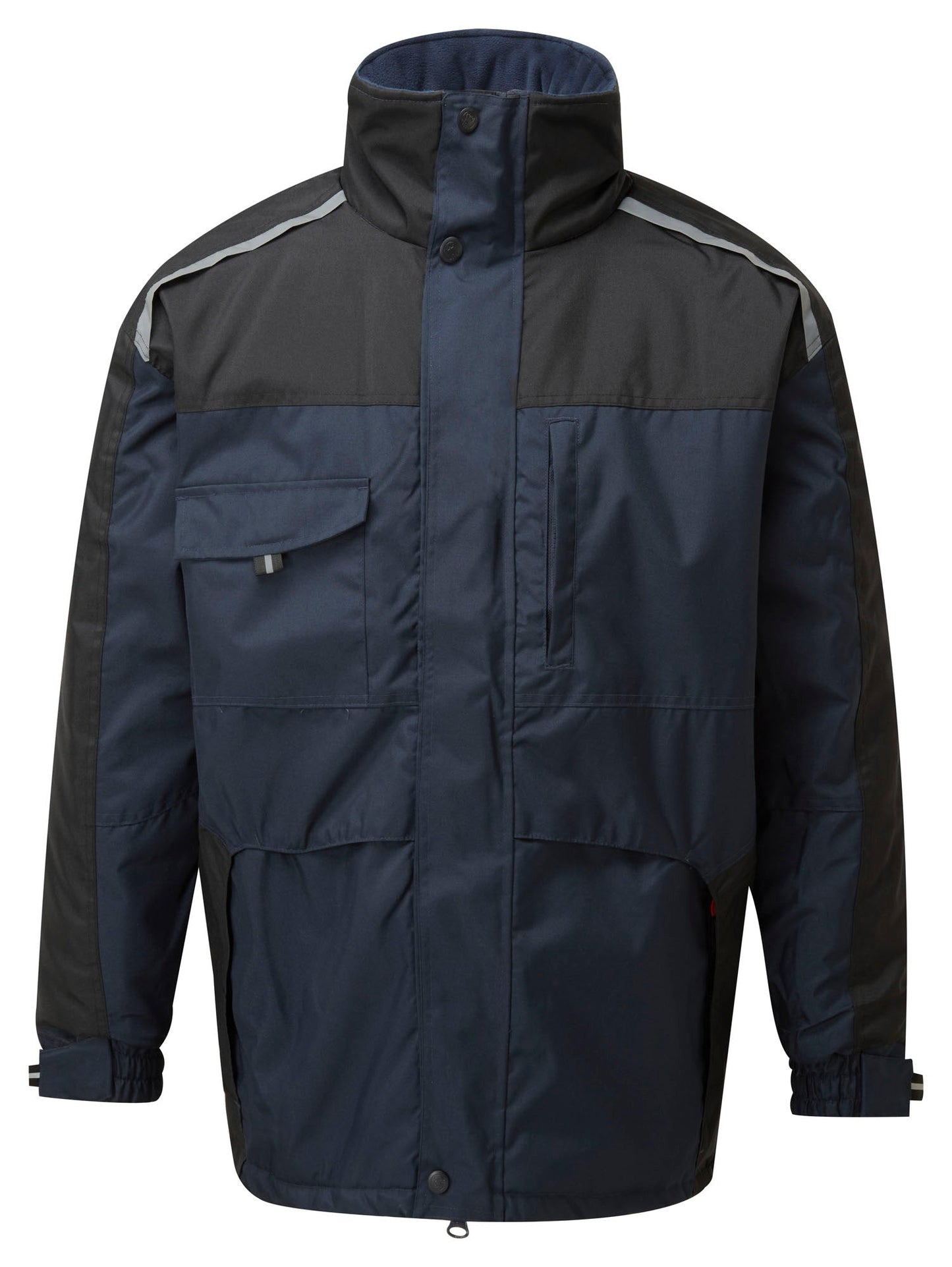 Tuffstuff Cleveland Jacket in NAVY BLUE by TUFFSTUFF — Custom branded clothing by Print Press, featuring premium embroidery produced in our specialist print lab in the UK.