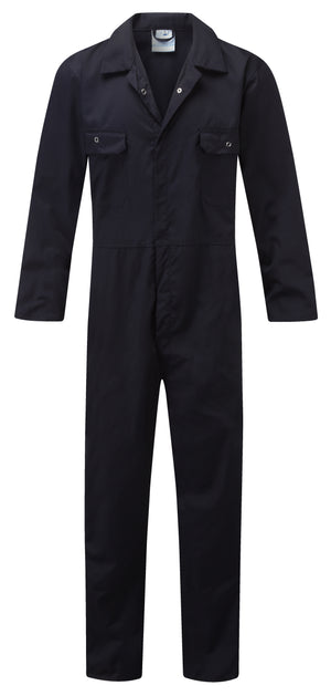Fort Workforce Coverall in NAVY BLUE by FORT — Custom branded clothing by Print Press, featuring premium embroidery produced in our specialist print lab in the UK.