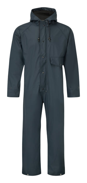 Fort Flex Coverall in NAVY BLUE by FORT — Custom branded clothing by Print Press, featuring premium embroidery produced in our specialist print lab in the UK.