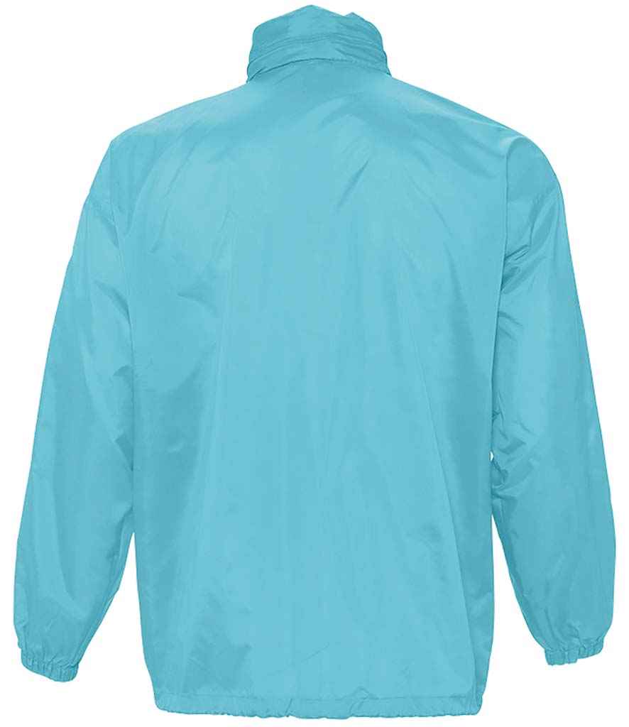 SOL'S Unisex Surf Windbreaker Jacket in by SOL'S — Custom branded clothing by Print Press, featuring premium embroidery produced in our specialist print lab in the UK.