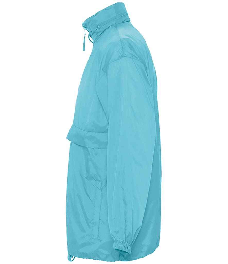 SOL'S Unisex Surf Windbreaker Jacket in by SOL'S — Custom branded clothing by Print Press, featuring premium embroidery produced in our specialist print lab in the UK.