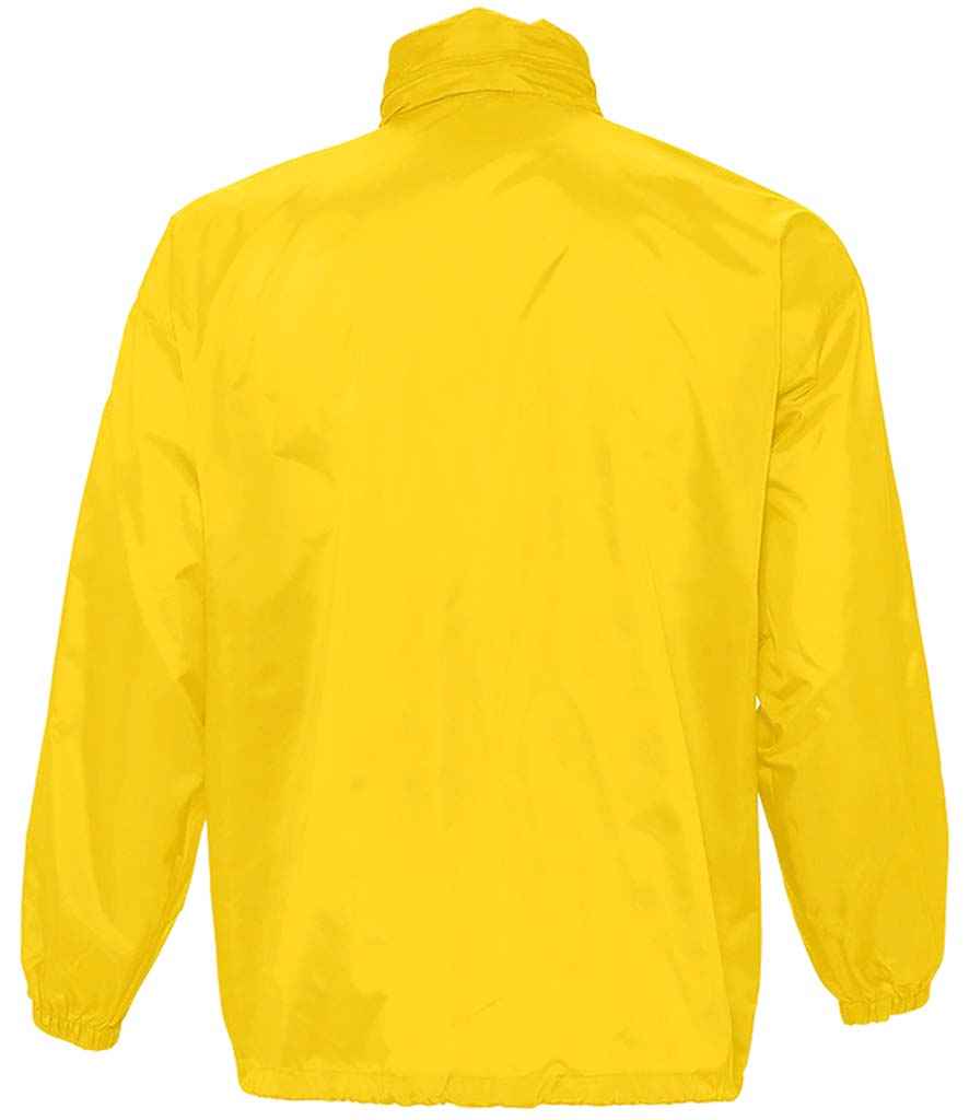 SOL'S Unisex Surf Windbreaker Jacket in by SOL'S — Custom branded clothing by Print Press, featuring premium embroidery produced in our specialist print lab in the UK.