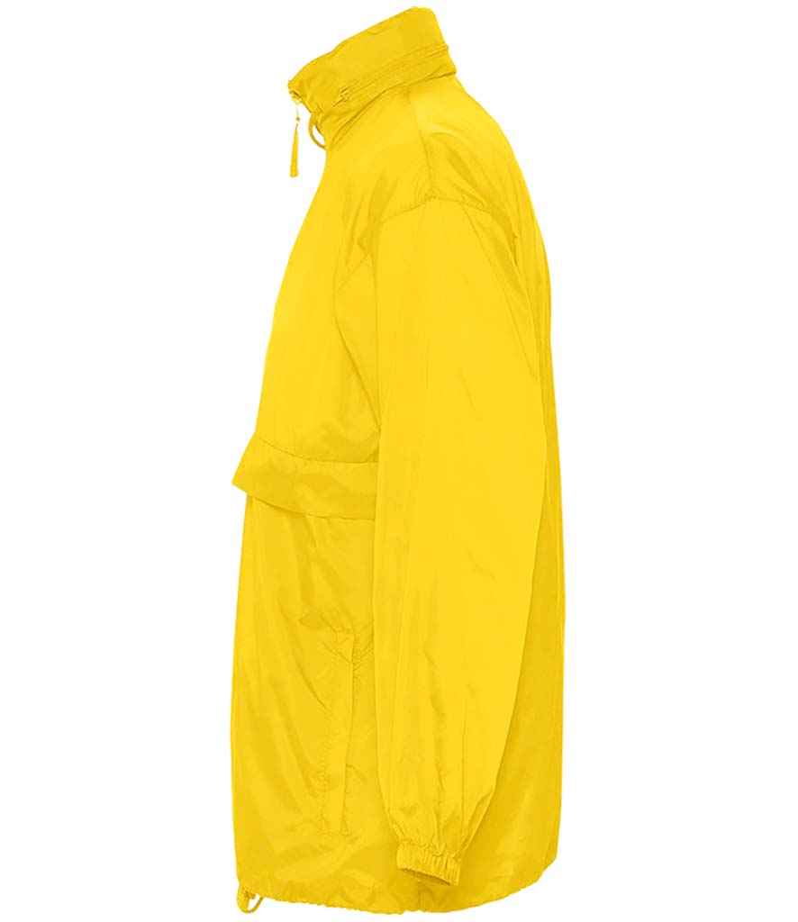 SOL'S Unisex Surf Windbreaker Jacket in by SOL'S — Custom branded clothing by Print Press, featuring premium embroidery produced in our specialist print lab in the UK.