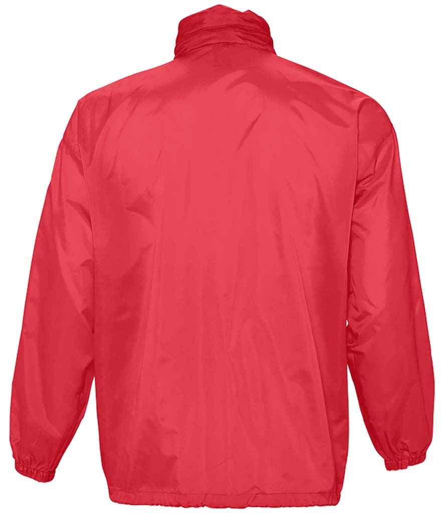 SOL'S Unisex Surf Windbreaker Jacket in by SOL'S — Custom branded clothing by Print Press, featuring premium embroidery produced in our specialist print lab in the UK.