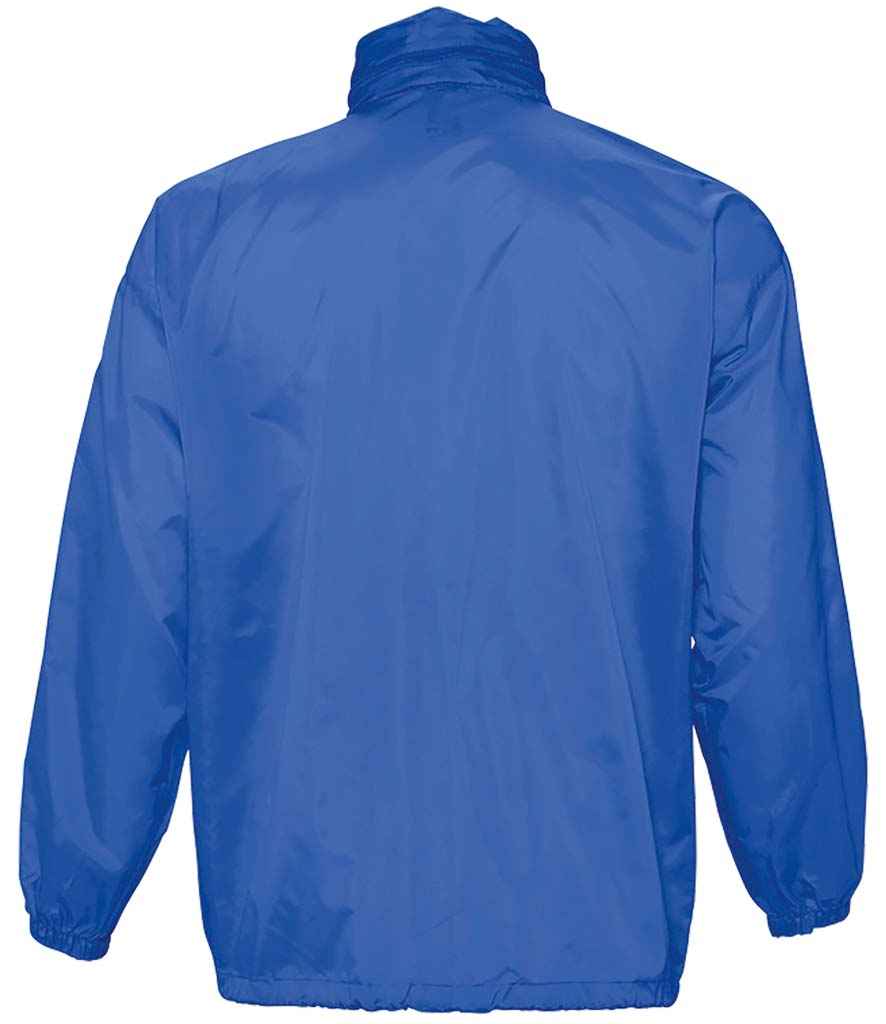 SOL'S Unisex Surf Windbreaker Jacket in by SOL'S — Custom branded clothing by Print Press, featuring premium embroidery produced in our specialist print lab in the UK.