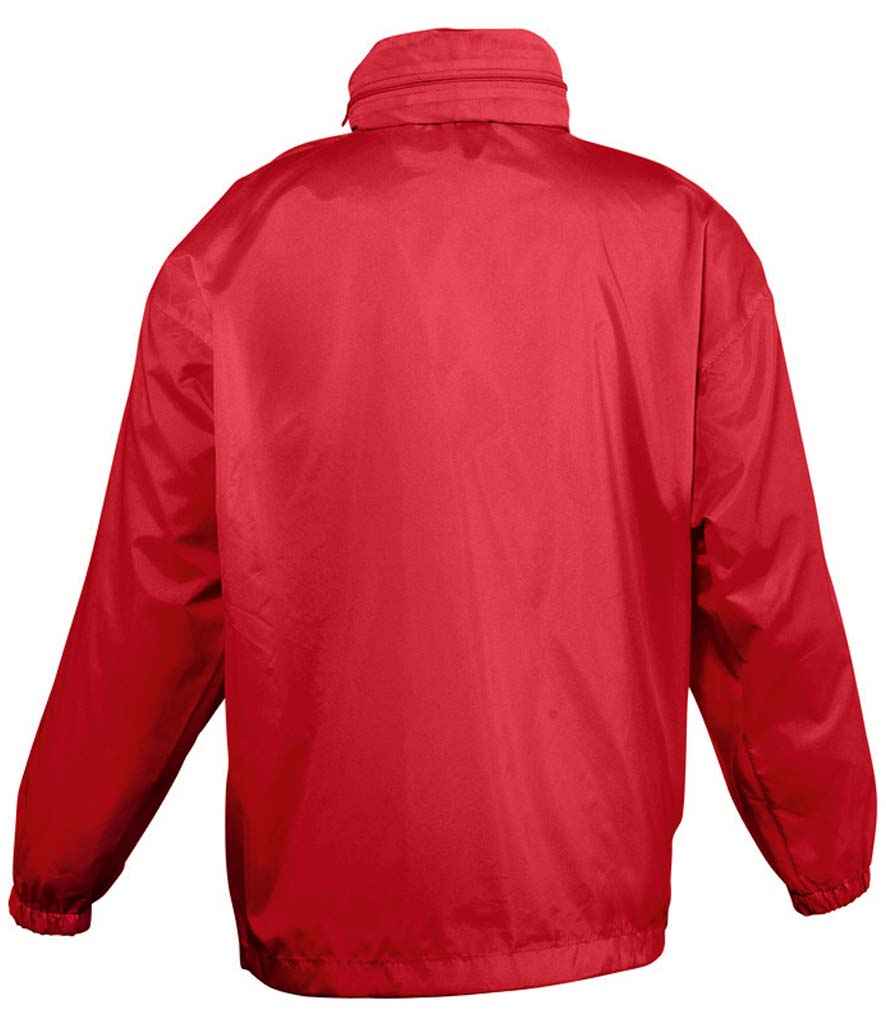 SOL'S Kids Surf Windbreaker Jacket in by SOL'S — Custom branded clothing by Print Press, featuring premium embroidery produced in our specialist print lab in the UK.