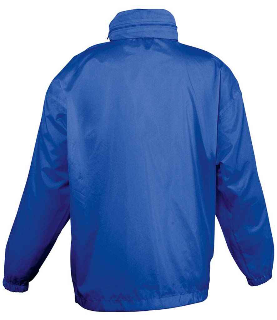 SOL'S Kids Surf Windbreaker Jacket in by SOL'S — Custom branded clothing by Print Press, featuring premium embroidery produced in our specialist print lab in the UK.