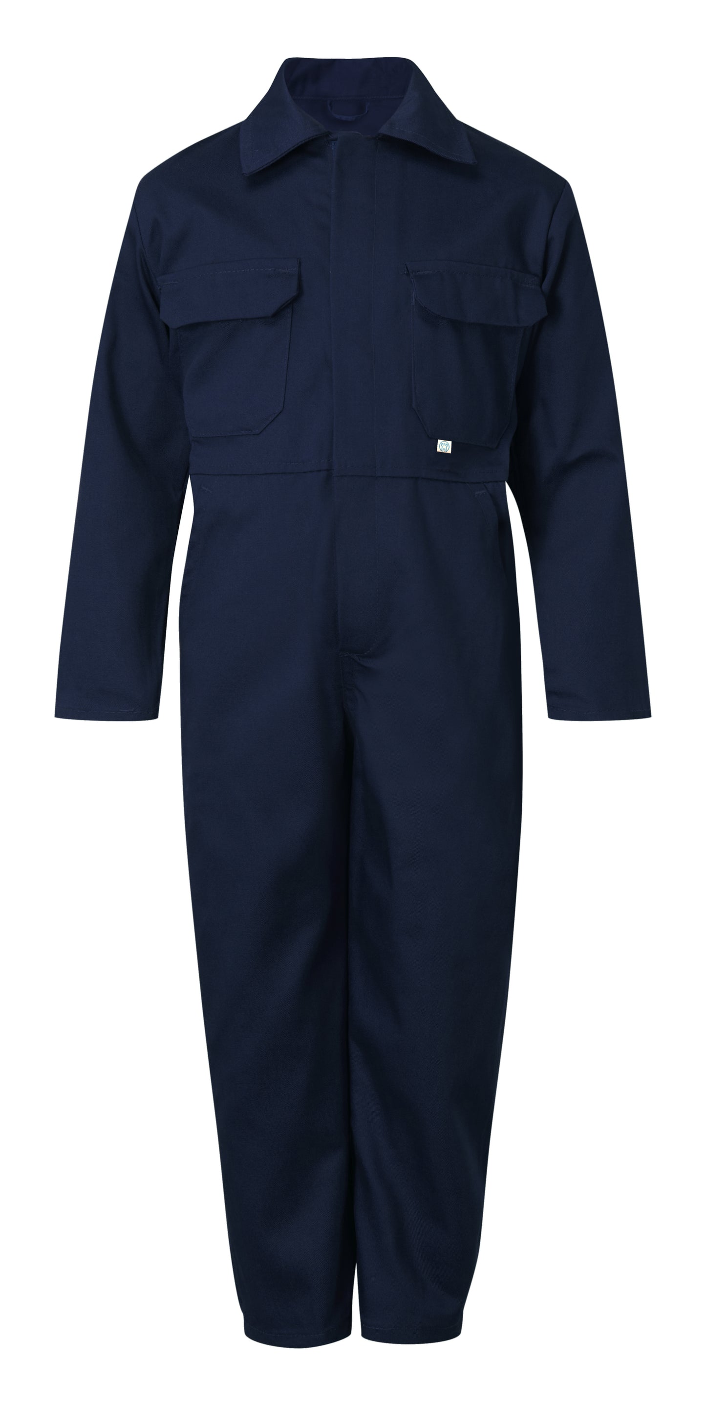 Fort Tearaway Junior Coverall in NAVY BLUE by FORT — Custom branded clothing by Print Press, featuring premium embroidery produced in our specialist print lab in the UK.