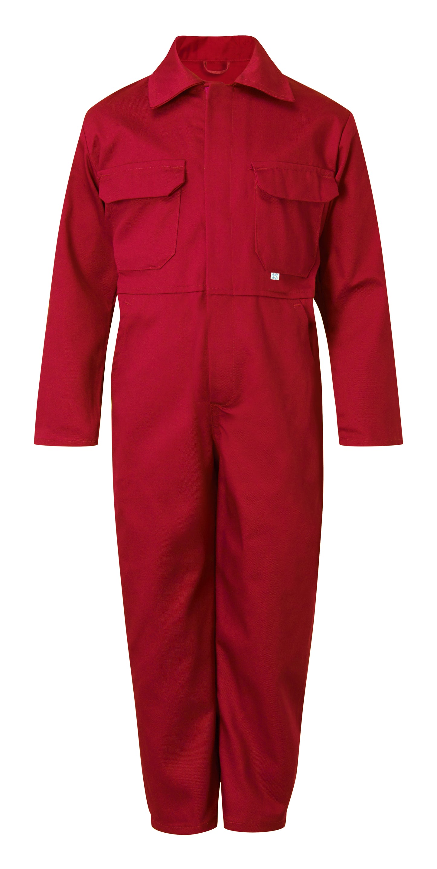 Fort Tearaway Junior Coverall in RED by FORT — Custom branded clothing by Print Press, featuring premium embroidery produced in our specialist print lab in the UK.