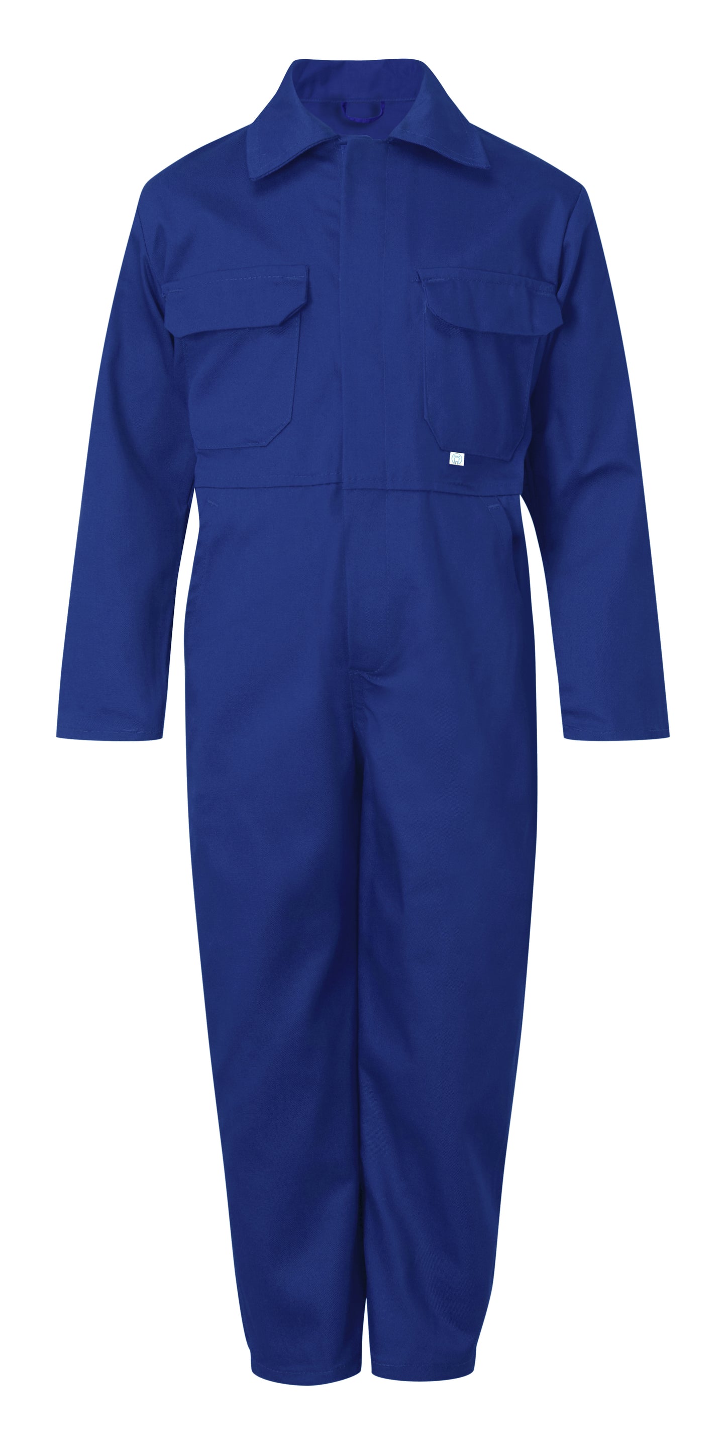 Fort Tearaway Junior Coverall in ROYAL BLUE by FORT — Custom branded clothing by Print Press, featuring premium embroidery produced in our specialist print lab in the UK.