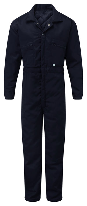 Fort Padded Boilersuit in NAVY BLUE by FORT — Custom branded clothing by Print Press, featuring premium embroidery produced in our specialist print lab in the UK.