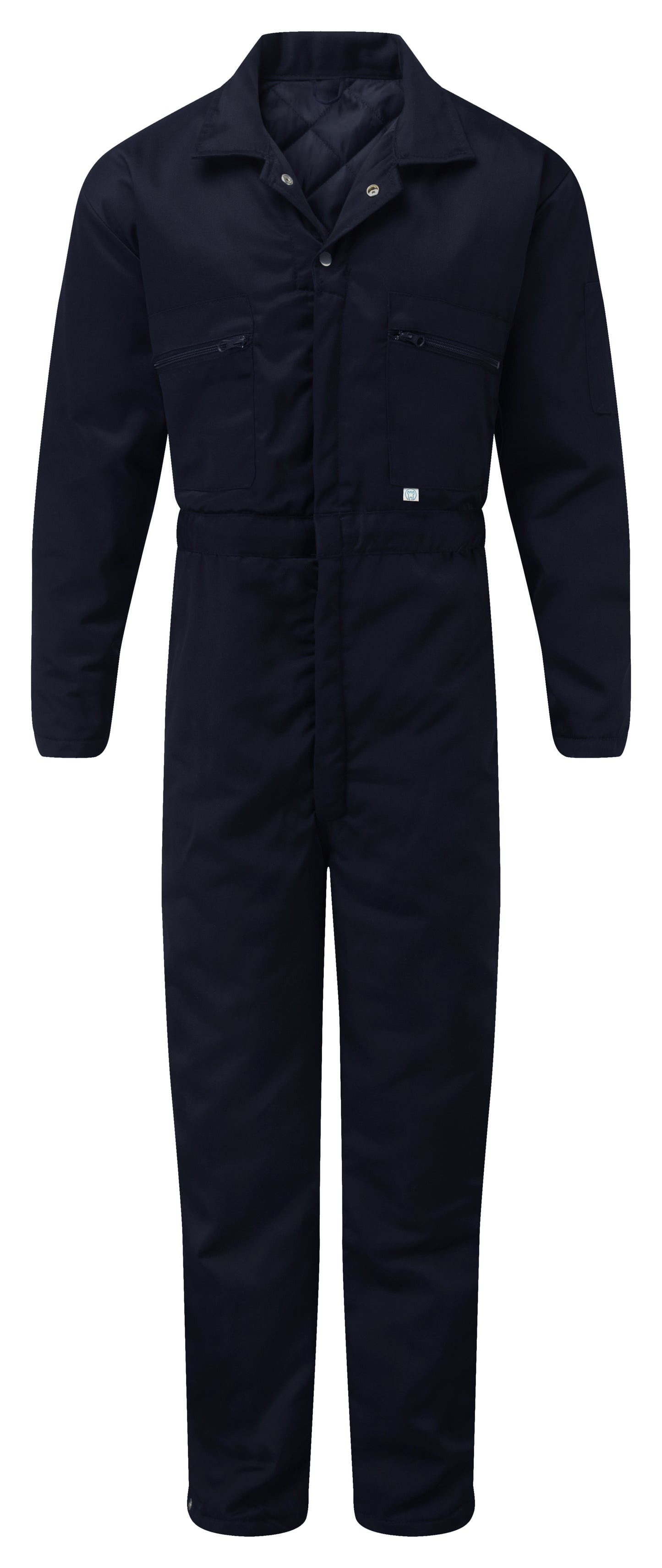 Fort Padded Boilersuit in NAVY BLUE by FORT — Custom branded clothing by Print Press, featuring premium embroidery produced in our specialist print lab in the UK.