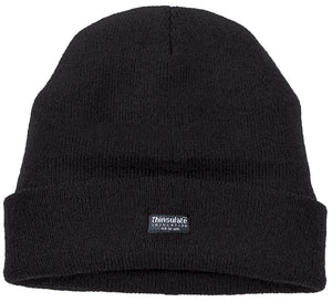 Thinsulate Knitted Watch Hat in ONE SIZE BLACK by FORT — Custom branded clothing by Print Press, featuring premium embroidery produced in our specialist print lab in the UK.