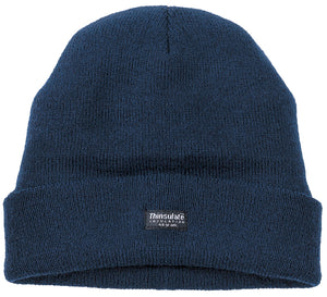 Thinsulate Knitted Watch Hat in ONE SIZE NAVY BLUE by FORT — Custom branded clothing by Print Press, featuring premium embroidery produced in our specialist print lab in the UK.
