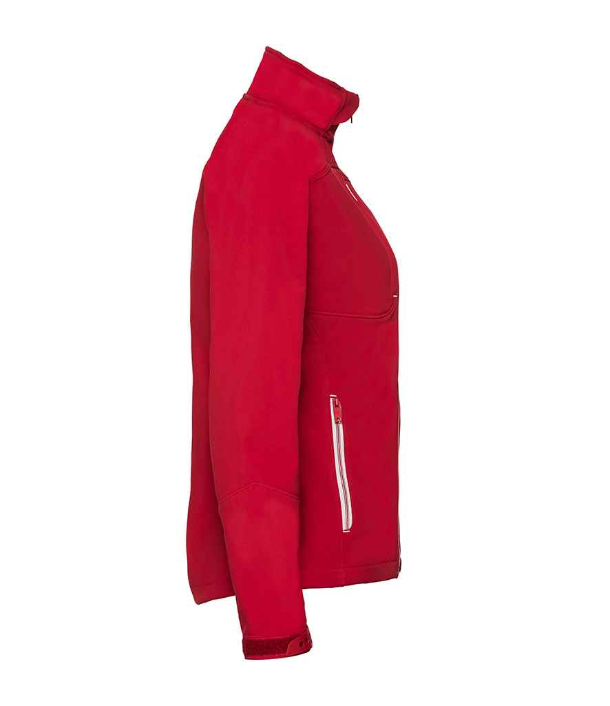 Russell Ladies Bionic Soft Shell Jacket in by Russell — Custom branded clothing by Print Press, featuring premium embroidery produced in our specialist print lab in the UK.