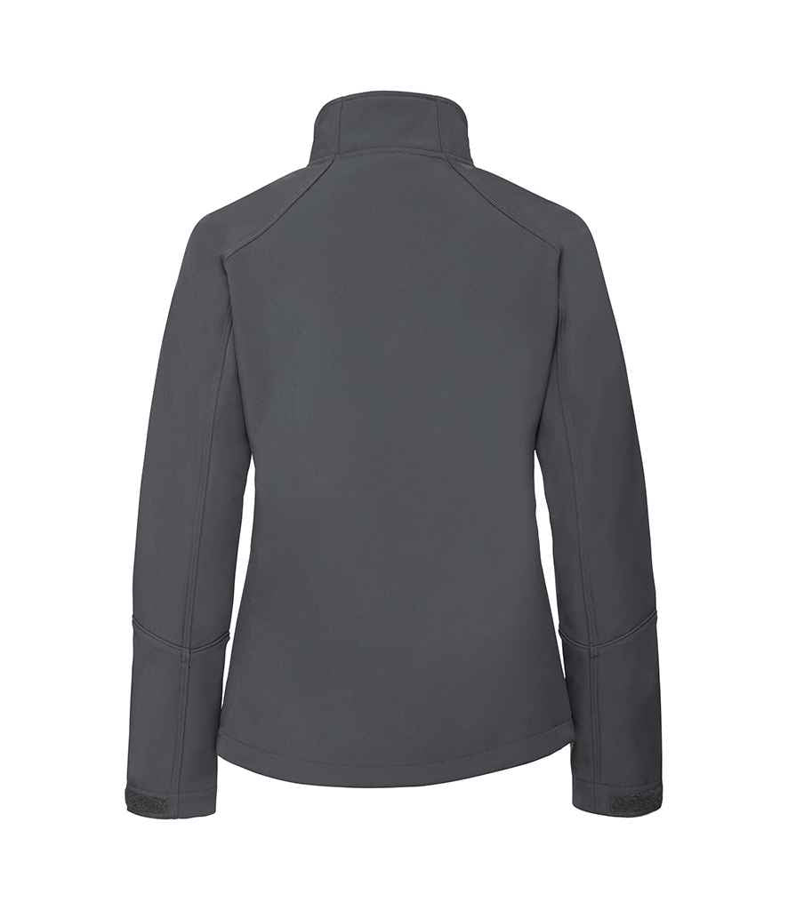 Russell Ladies Bionic Soft Shell Jacket in by Russell — Custom branded clothing by Print Press, featuring premium embroidery produced in our specialist print lab in the UK.