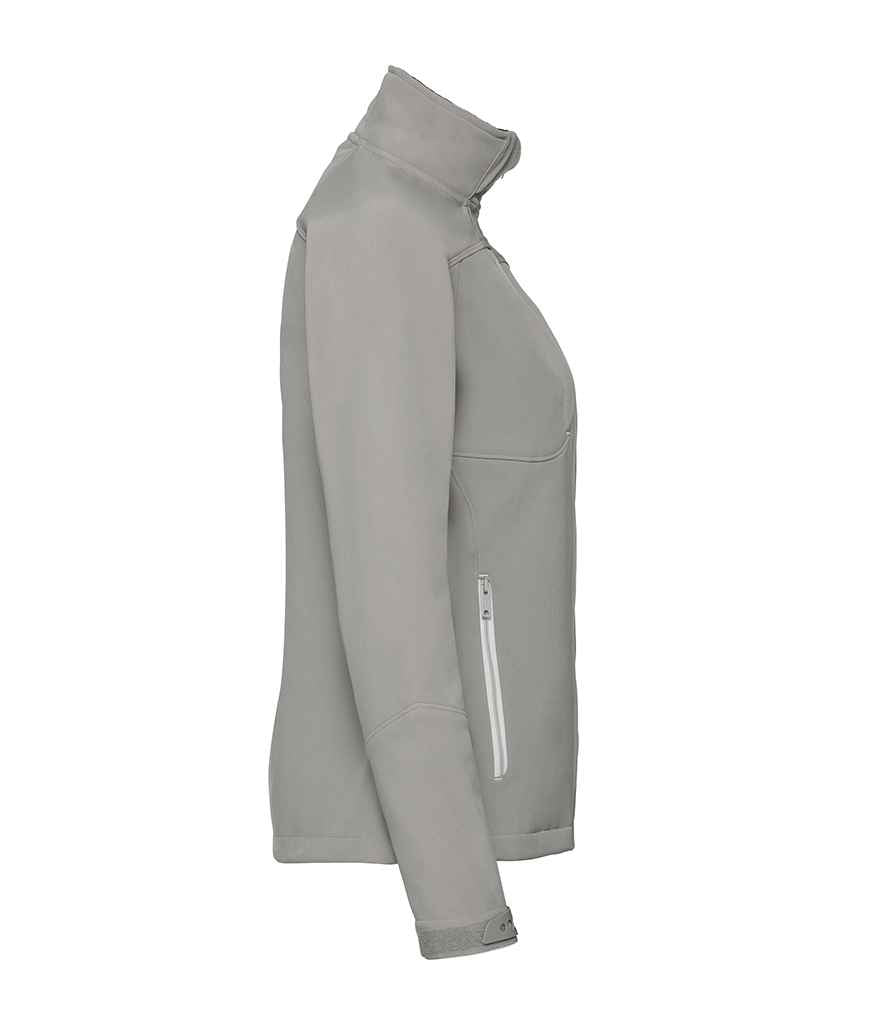 Russell Ladies Bionic Soft Shell Jacket in by Russell — Custom branded clothing by Print Press, featuring premium embroidery produced in our specialist print lab in the UK.