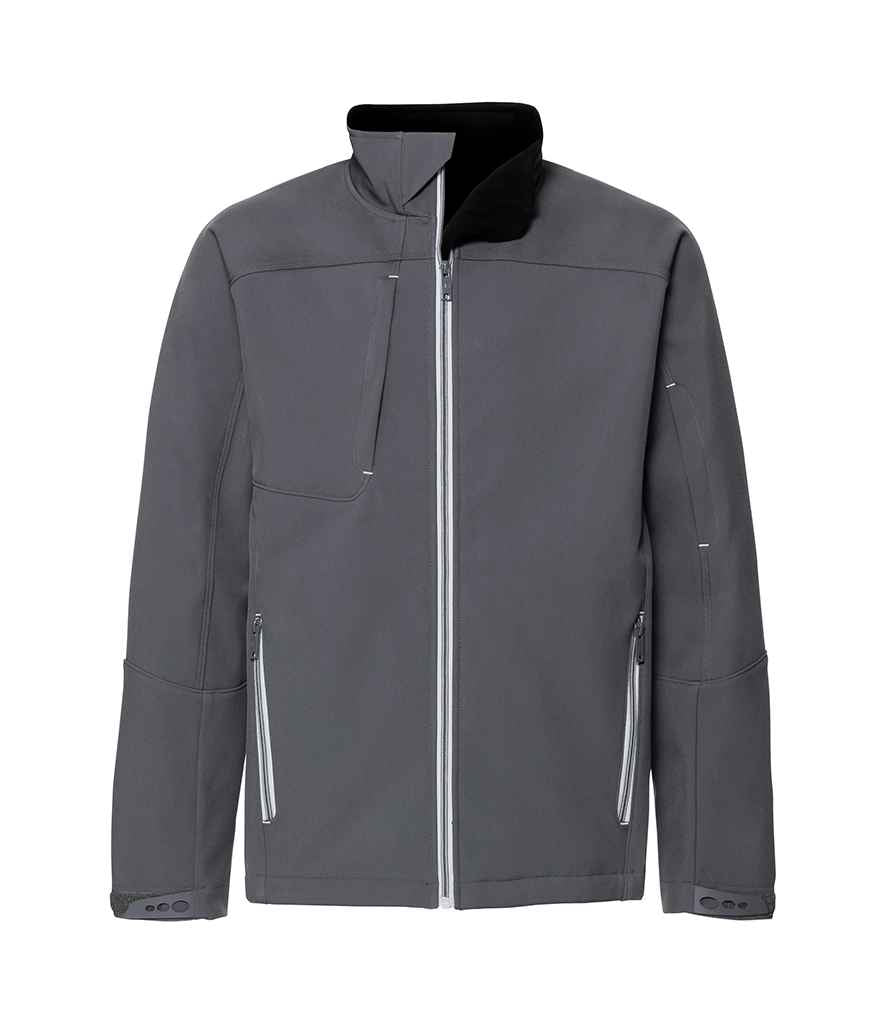 Russell Bionic Soft Shell Jacket in by Russell — Custom branded clothing by Print Press, featuring premium embroidery produced in our specialist print lab in the UK.
