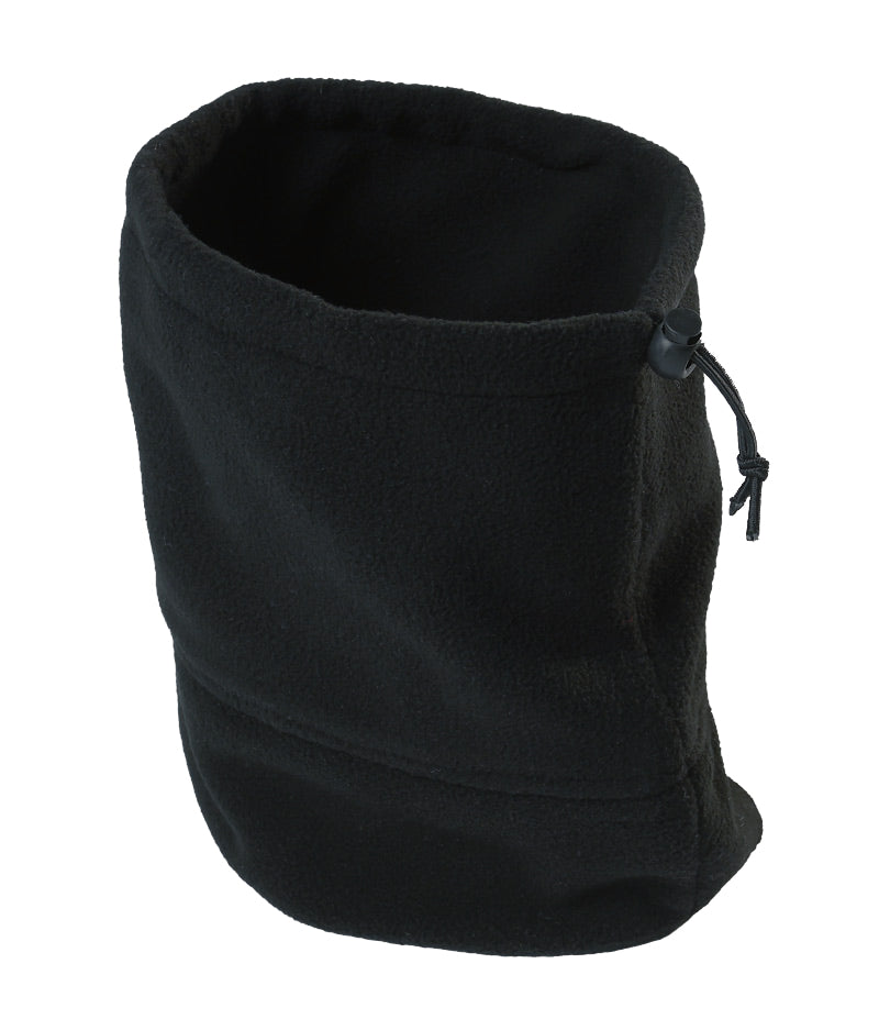 Fleece Neck Warmer/Hat in ONE SIZE BLACK by FORT — Custom branded clothing by Print Press, featuring premium embroidery produced in our specialist print lab in the UK.