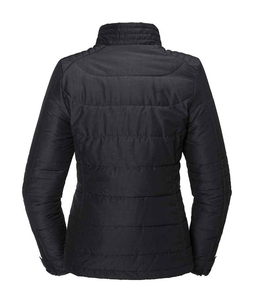 Russell Ladies Cross Padded Jacket in by Russell — Custom branded clothing by Print Press, featuring premium embroidery produced in our specialist print lab in the UK.