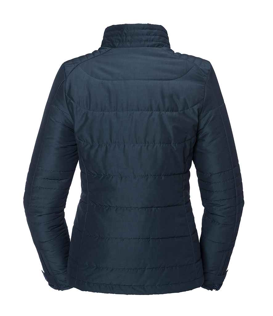 Russell Ladies Cross Padded Jacket in by Russell — Custom branded clothing by Print Press, featuring premium embroidery produced in our specialist print lab in the UK.