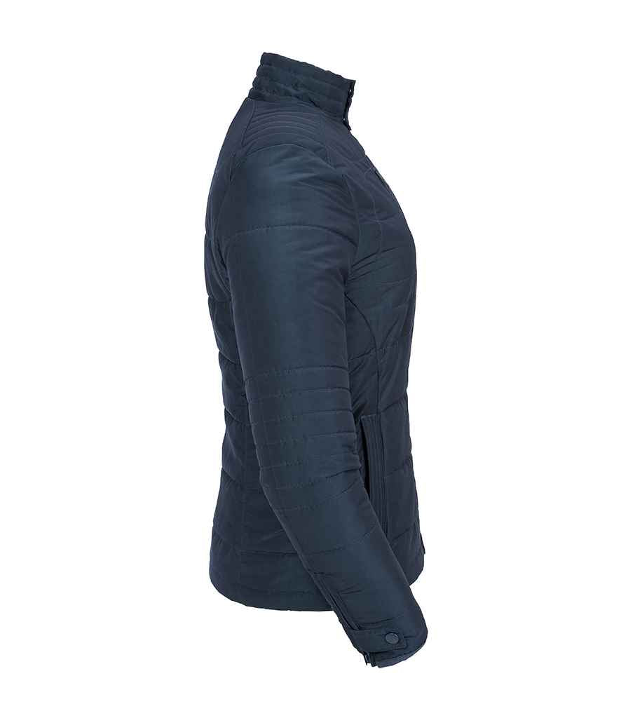 Russell Ladies Cross Padded Jacket in by Russell — Custom branded clothing by Print Press, featuring premium embroidery produced in our specialist print lab in the UK.