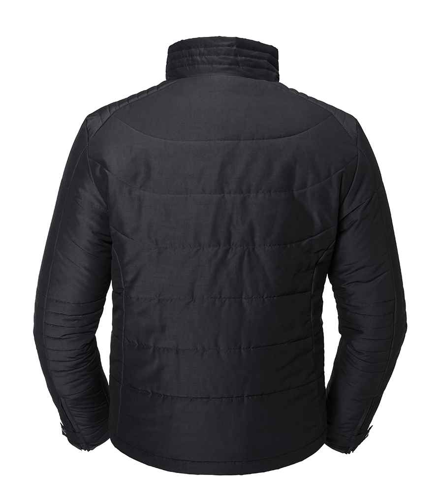 Russell Cross Padded Jacket in by Russell — Custom branded clothing by Print Press, featuring premium embroidery produced in our specialist print lab in the UK.