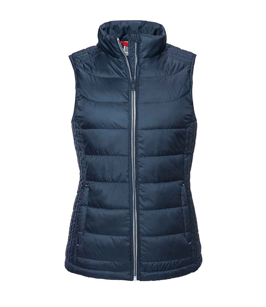 Russell Ladies Nano Padded Bodywarmer in by Russell — Custom branded clothing by Print Press, featuring premium embroidery produced in our specialist print lab in the UK.