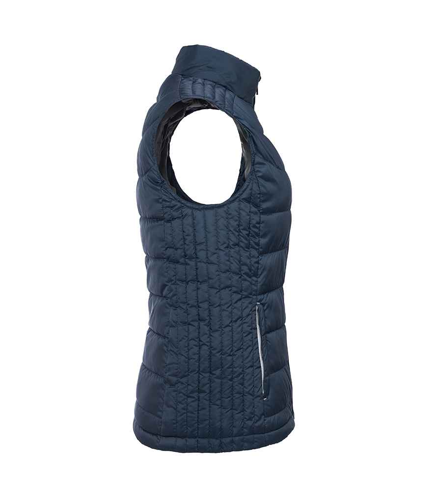 Russell Ladies Nano Padded Bodywarmer in by Russell — Custom branded clothing by Print Press, featuring premium embroidery produced in our specialist print lab in the UK.