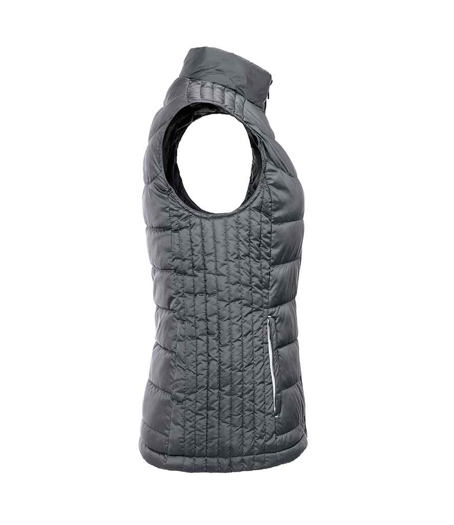 Russell Ladies Nano Padded Bodywarmer in by Russell — Custom branded clothing by Print Press, featuring premium embroidery produced in our specialist print lab in the UK.