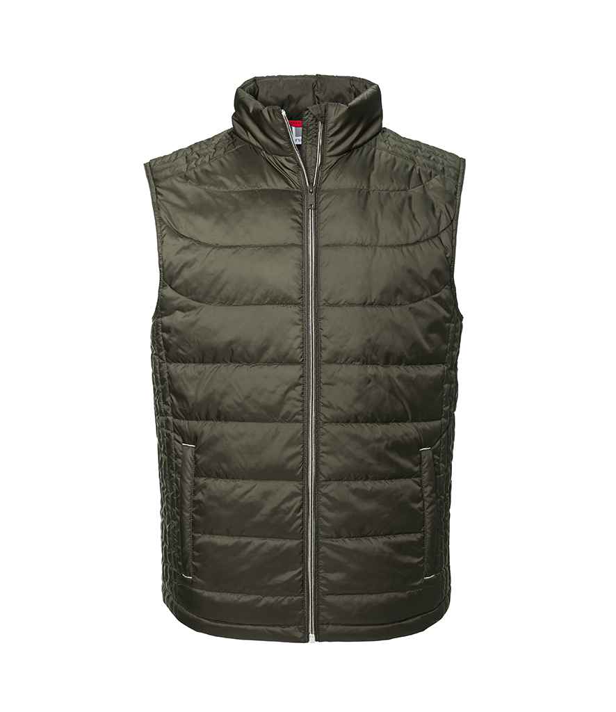 Russell Nano Padded Bodywarmer in by Russell — Custom branded clothing by Print Press, featuring premium embroidery produced in our specialist print lab in the UK.